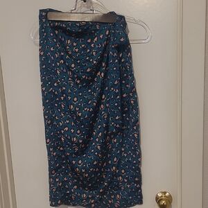 Stylish Teal and Pink Women's Skirt